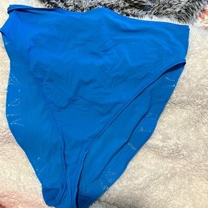 Blue skims high wasted/leg panties